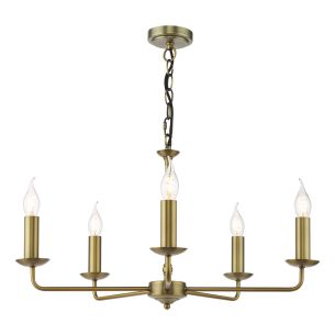 Favian 5 Light Pendant Matt Bronze Fitting Only