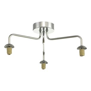 Feya 3 Light Semi-Flush Polished Chrome Fitting Only