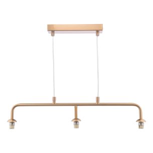 Feya 3 Light Bar Pendant Antique Bronze Fitting Only