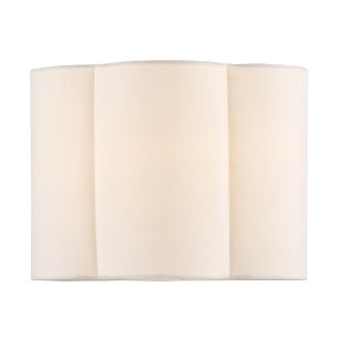 Fiyan Ivory Linen Scalloped Shade 30cm