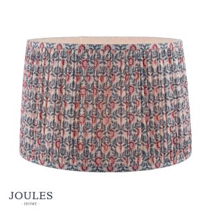 Joules Folly Multi Coloured Cotton Tapered Drum Shade 40cm