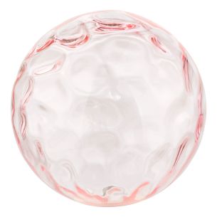 Mix & Match Pink Dimpled Glass G9 15cm