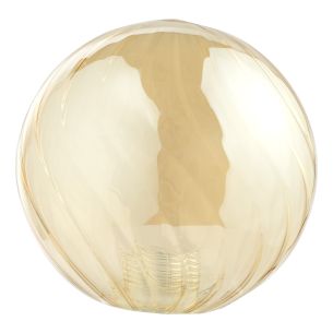 Mix & Match Twisted Sttyle Amber Glass G9 10cm