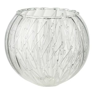 Mix & Match Clear Glass With Inner Wire Detail G9 10cm
