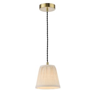 Hadano Pendant Natural Brass and Natural