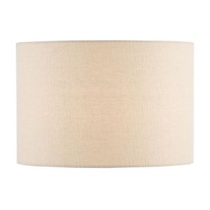 Havana White Linen Drum Shade 33cm
