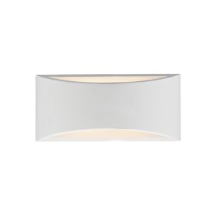 Hove 2 Light Wall Washer Plaster