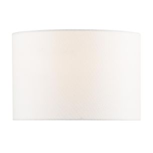 Iggy White Linen Drum Shade 28cm
