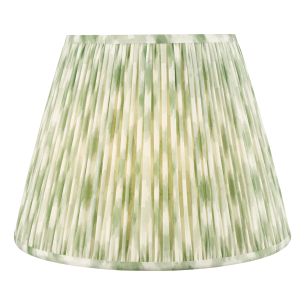 Ikat Green Cotton Empire Shade 40cm