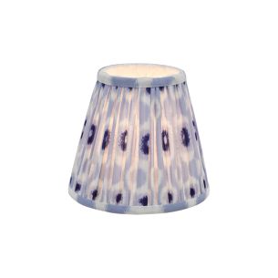 Ikat Blue Cotton Empire Shade 15cm