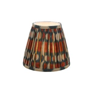 Ikat Red Cotton Empire Shade 15cm