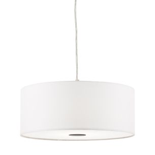 Isla Easy Fit Pendant Ivory and Black Shade 40cm