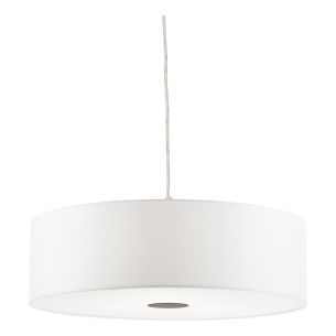 Isla Easy Fit Pendant Ivory and Black Shade 60cm