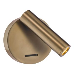 Itala Single Spotlight Antique Bronze LED