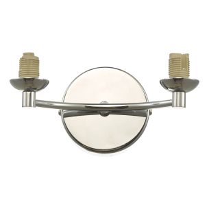 Izzy 2 Light Wall Light Polished Chrome Frame Only