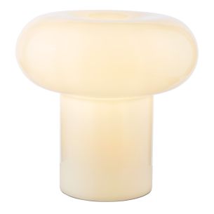 Kaja Table Lamp White Glass