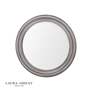 Laura Ashley Tate Mirror Distressed Wood 60cm