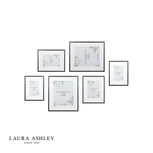 Alisa Photo Frame Matt Black (Set of 6)