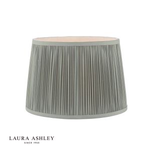 Laura Ashley Hemsley Green 100% Silk Empire Shade 25cm/10 inch