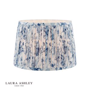 Laura Ashley Adwick Trail Blue Cotton Tapered Drum Shade 30cm/12 inch
