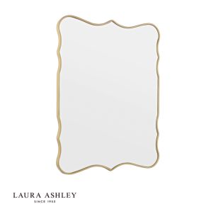 Laura Ashley Medora Mirror Matt Gold 64.5 X 49.5cm