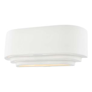 Lando Wall Washer White Ceramic