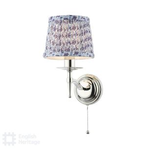 Marble Hill Wall Light Polished Nickel With Shade
