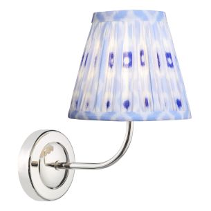 Navarro Rechargeable Wall Light Polished Nickel With Shade LED