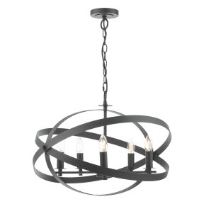 Nitya 5 Light Pendant Matt Black