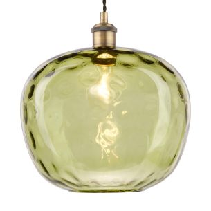 Ochon Easy Fit Pendant Green Glass