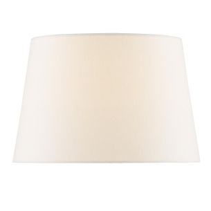 Omari Ivory Linen Tapered Drum Shade 35cm
