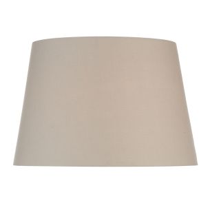 S1099 Cream Cotton Tapered Drum Shade 45cm