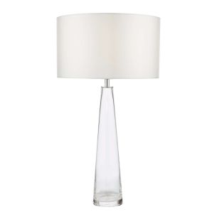 Samara Table Lamp Clear Glass Base Only