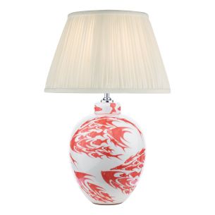 Simone Table Lamp Multi-Coloured Ceramic With Shade
