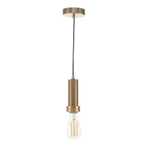1 Light Suspension Bronze