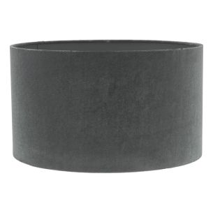 Akavia Grey Velvet Drum Shade 35cm