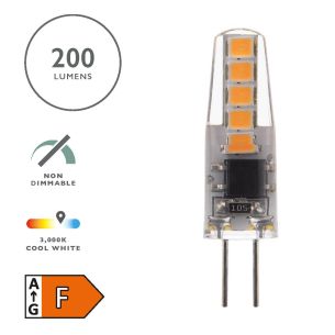 (Pack of 10) LED G4 Capsule Light Bulb (Lamp) 2w 200lm 3000k