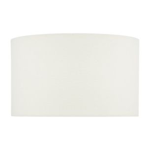 Esarosa White Linen Drum Shade 37cm