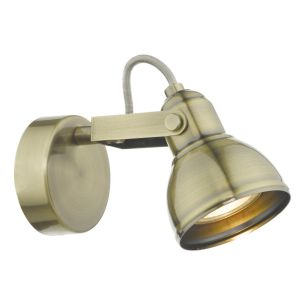 Fothergill Single Wall Spotlight Antique Brass
