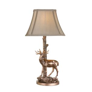 Gulliver Table Lamp Matt Brass With Shade