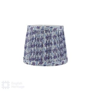 St John Street Blue Cotton Empire Shade 14cm