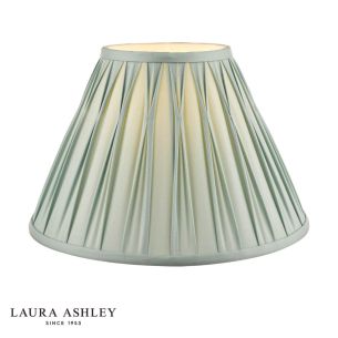 Laura Ashley Fenn Silk Empire Drum Shade Duck Egg 35cm/14 inch