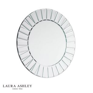 Laura Ashley Capri Small Round Bevelled Mirror 60cm