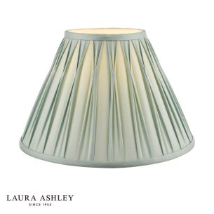 Laura Ashley Fenn Silk Empire Drum Shade Duck Egg 40cm/16 inch