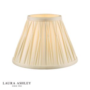 Laura Ashley Fenn Ivory 100% Silk Empire Shade 20cm/8 Inch