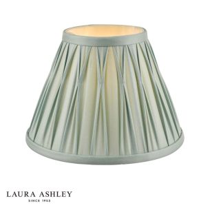 Laura Ashley Fenn Blue 100% Silk Empire Shade 20cm