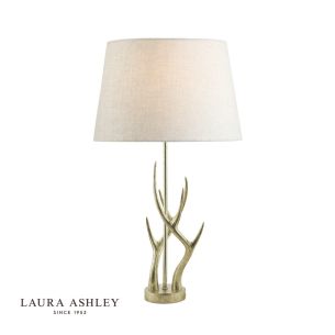 Laura Ashley Mulroy Antler Table Lamp Champagne Base Only