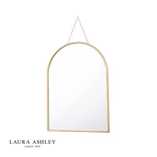 Laura Ashley Roughton Mirror Polished Brass 40 X 29cm