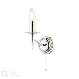Marble Hill Wall Light Polished Nickel Bracket Only