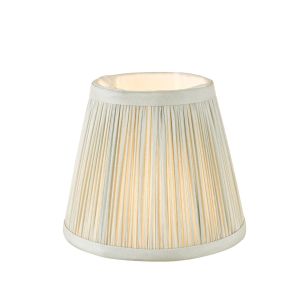 Noelle Grey 100% Silk Tapered Drum Shade 14cm